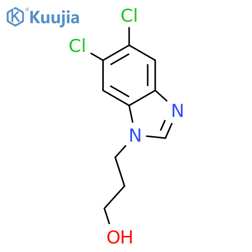 1H-BENZIMIDAZOLE-1-PROPANOL, 5,6-DICHLORO- structure