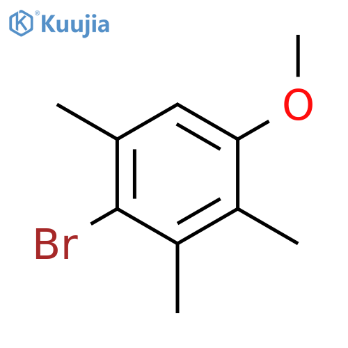 Benzene, 2-bromo-5-methoxy-1,3,4-trimethyl- structure