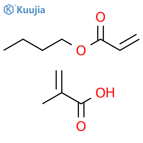 2-Propenoic acid, 2-methyl-, polymer with butyl 2-propenoate, sodium salt structure