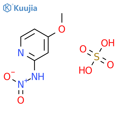 2-Pyridinamine, 4-methoxy-N-nitro-, sulfate (1:1) structure