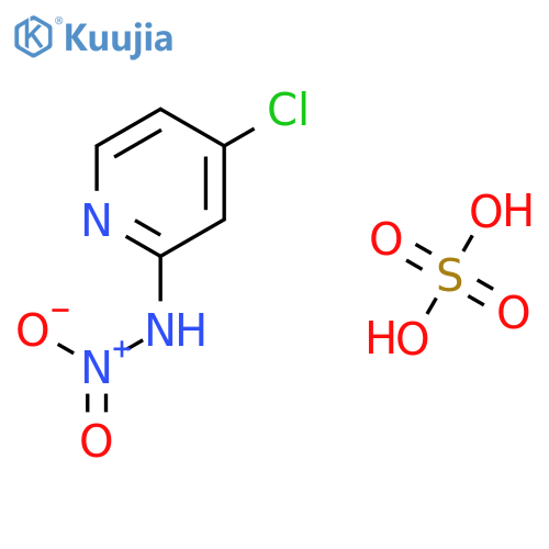 2-Pyridinamine, 4-chloro-N-nitro-, sulfate (1:1) structure