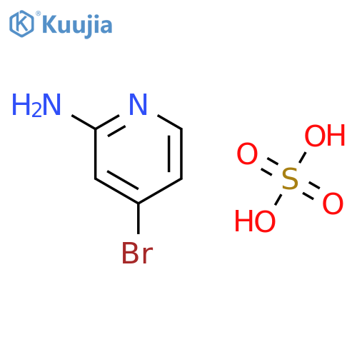 2-Pyridinamine, 4-bromo-, sulfate (1:1) structure