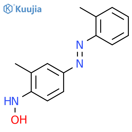 Benzenamine,N-hydroxy-2-methyl-4-[2-(2-methylphenyl)diazenyl]- structure