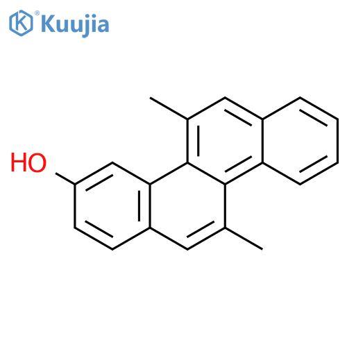 3-Chrysenol,5,11-dimethyl- structure