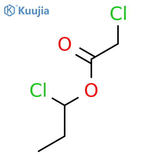 ACETIC ACID, CHLORO-, 1-CHLOROPROPYL ESTER structure