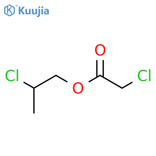 Acetic acid, chloro-, 2-chloropropyl ester structure
