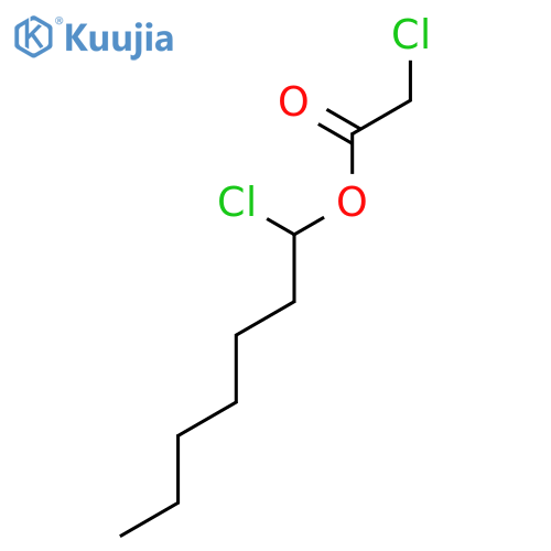 ACETIC ACID, CHLORO-, 1-CHLOROHEPTYL ESTER structure