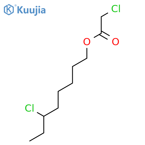 Acetic acid, chloro-, 6-chlorooctyl ester structure