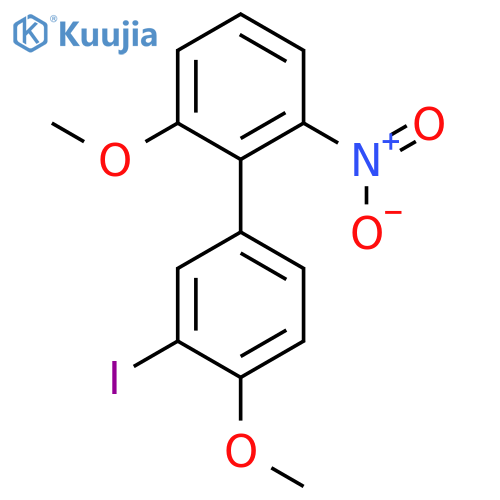 1,1'-BIPHENYL, 3'-IODO-2,4'-DIMETHOXY-6-NITRO- structure