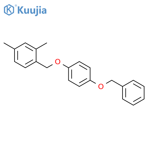 BENZENE, 1-[(2,4-DIMETHYLPHENYL)METHOXY]-4-(PHENYLMETHOXY)- structure