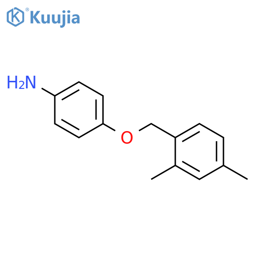 BENZENAMINE, 4-[(2,4-DIMETHYLPHENYL)METHOXY]- structure