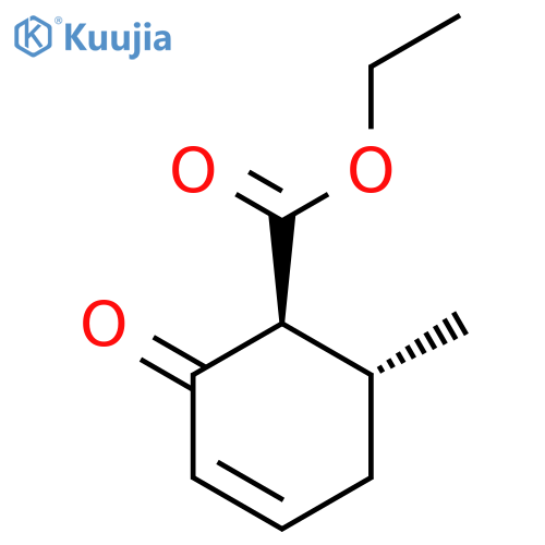 3-Cyclohexene-1-carboxylic acid, 6-methyl-2-oxo-, ethyl ester, trans- structure