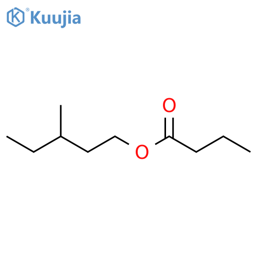 Butanoic acid,3-methylpentyl ester structure