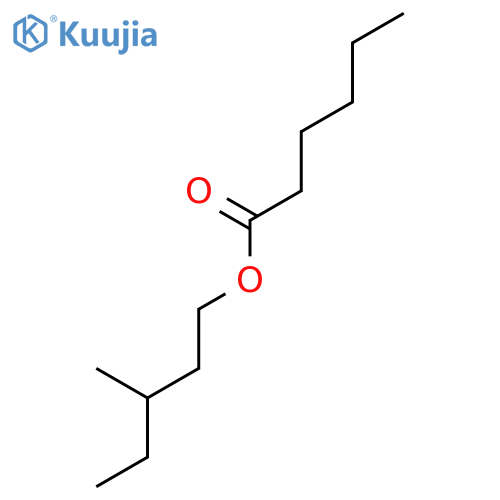 3-methylpentyl hexanoate structure