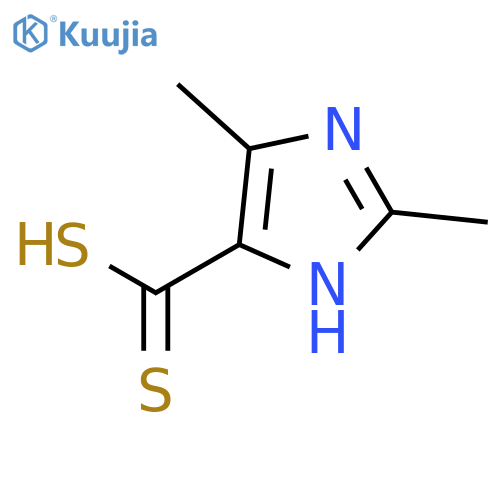 1H-Imidazole-5-carbodithioicacid, 2,4-dimethyl- structure