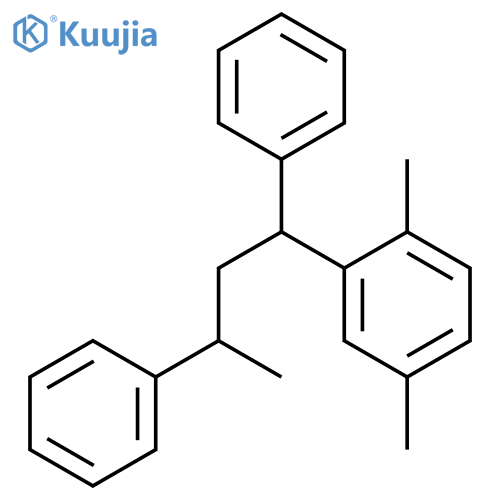 Benzene,2-(1,3-diphenylbutyl)-1,4-dimethyl- structure