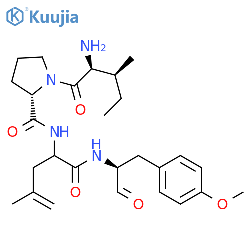 Cyclo(L-isoleucyl-L-prolyl-L-leucyl-O-methyl-D-tyrosyl)(9CI) structure