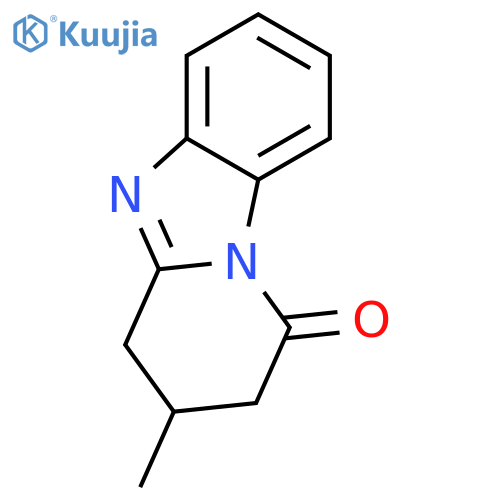 Pyrido[1,2-a]benzimidazol-1(2H)-one,3,4-dihydro-3-methyl- structure