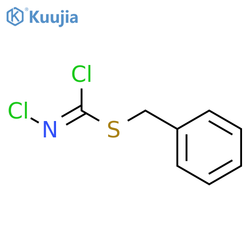 Carbonochloridimidothioic acid, chloro-, phenylmethyl ester structure
