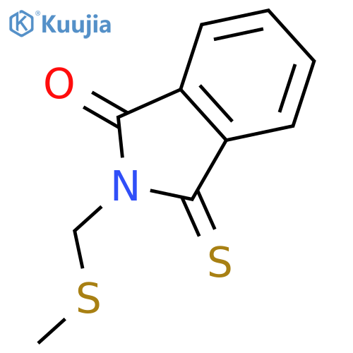 1H-Isoindol-1-one, 2,3-dihydro-2-[(methylthio)methyl]-3-thioxo- structure