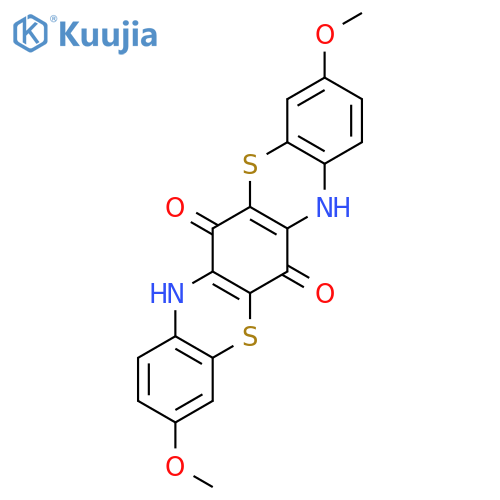 6,13(7H,14H)-TRIPHENODITHIAZINEDIONE, 3,10-DIMETHOXY- structure