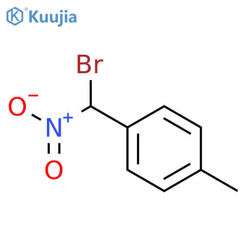 1-[Bromo(nitro)methyl]-4-methylbenzene structure