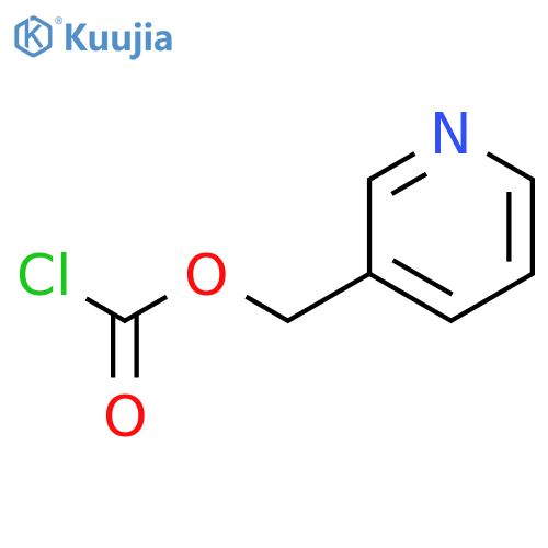 (pyridin-3-yl)methyl chloroformate structure