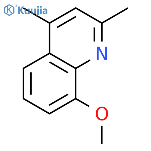 QUINOLINE, 8-METHOXY-2,4-DIMETHYL- structure
