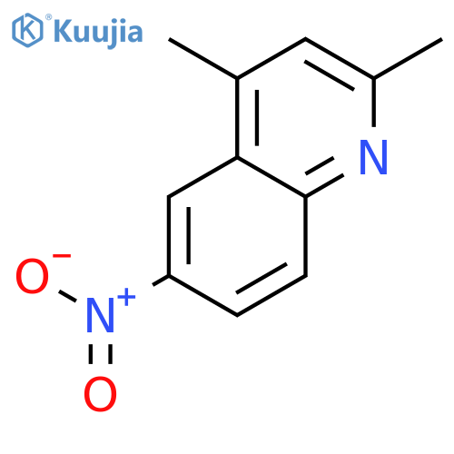 2,4-dimethyl-6-nitroquinoline structure