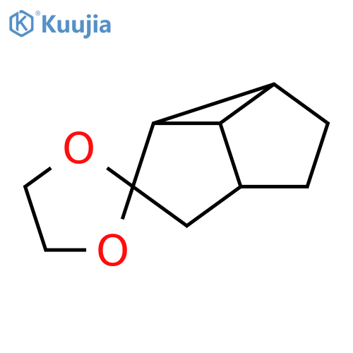 Spiro[cyclopropa[cd]pentalene-2(1H),2'-[1,3]dioxolane], hexahydro- structure