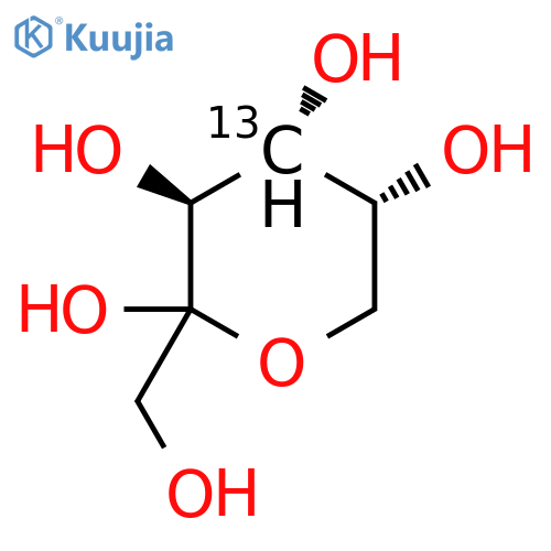 D-Fructose-4-13C structure