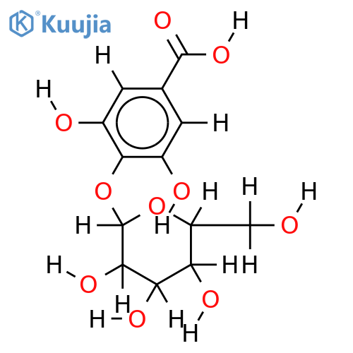 4-O-beta-D-Glucopyranosylgallussaeure structure