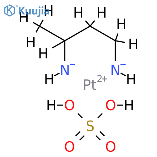 Platinum,(1,3-butanediamine-N,N')[sulfato(2-)-O,O']-, [SP-4-3-(S)]- (9CI) structure