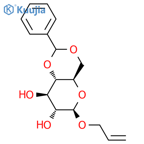 Allyl 4,6-O-benzylidene-b-D-glucopyranoside structure