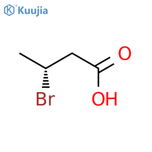 BUTANOIC ACID, 3-BROMO-, (R)- structure