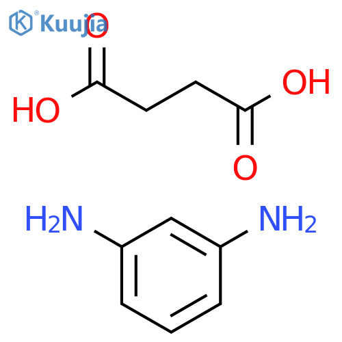 Butanedioic acid, compd. with diazotized m-phenylenediamine coupled with m-phenylenediamine structure