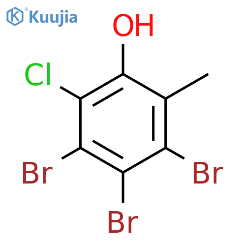 3,4,5-tribromo-2-chloro-6-methyl-phenol structure