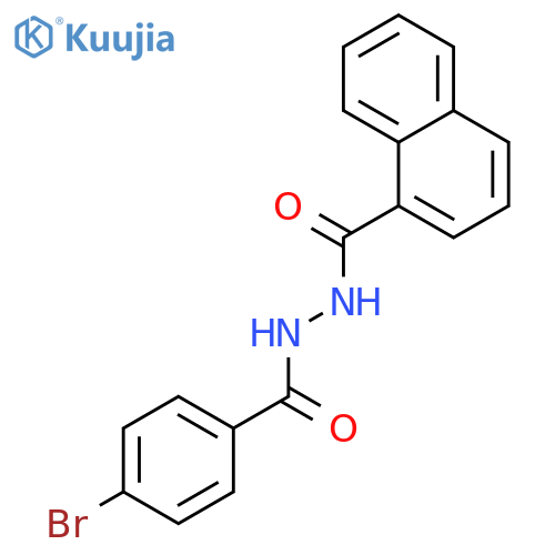 1-(4-Bromobenzoyl)-2-(1-naphthoyl)hydrazine structure