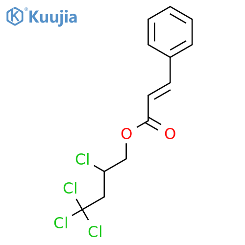2-PROPENOIC ACID, 3-PHENYL-, 2,4,4,4-TETRACHLOROBUTYL ESTER structure