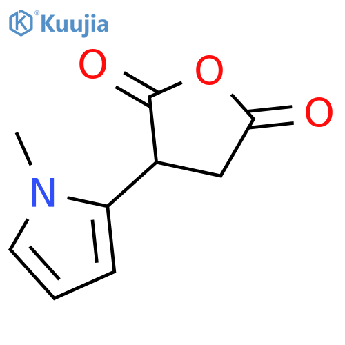 3-(1-methyl-1H-pyrrol-2-yl)oxolane-2,5-dione structure