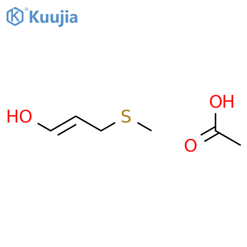 Acetic acid;3-methylsulfanylprop-1-en-1-ol structure