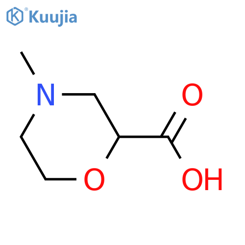 4-Methylmorpholine-2-carboxylic acid structure