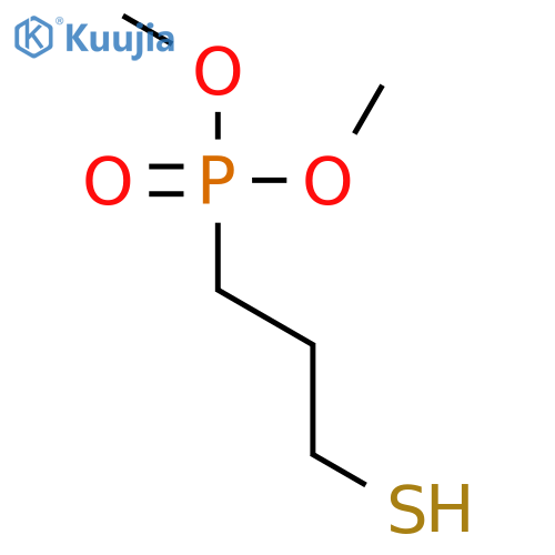 Phosphonic acid, (3-mercaptopropyl)-, dimethyl ester structure
