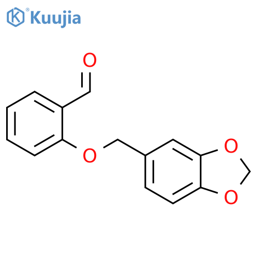 2-(Benzo1,3Dioxol-5-Ylmethoxy)-Benzaldehyde structure