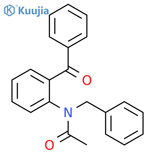 ACETAMIDE, N-(2-BENZOYLPHENYL)-N-(PHENYLMETHYL)- structure