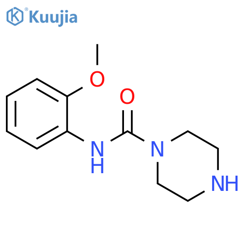 N-(2-methoxyphenyl)piperazine-1-carboxamide structure