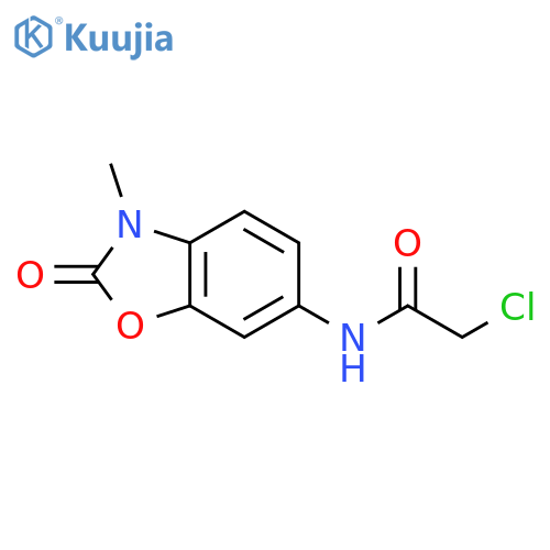 2-Chloro-N-(3-methyl-2-oxo-2,3-dihydro-benzooxazol-6-yl)-acetamide structure