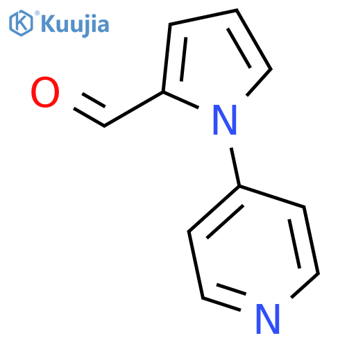 1-(pyridin-4-yl)-1H-pyrrole-2-carbaldehyde structure