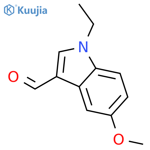 1-ethyl-5-methoxy-1H-indole-3-carbaldehyde structure