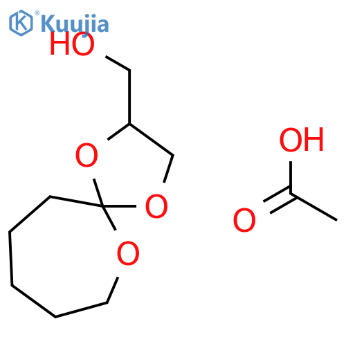 1,4,6-Trioxaspiro[4.6]undecane-2-methanol, acetate structure